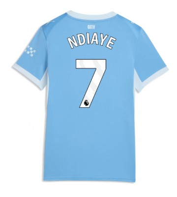 Manchester City Iliman Ndiaye #7 Replika Hemmatröja Damer 2026-27 Kortärmad
